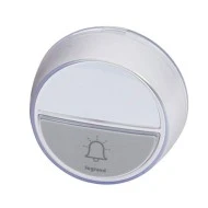 Συμπληρωματικό μπουτόν κουδουνιού λευκό Legrand Comfort στεγανό IP44 εμβέλειας 100m