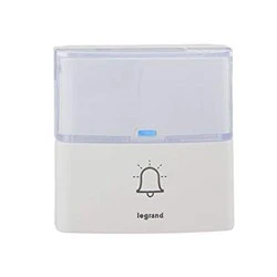 Συμπληρωματικό μπουτόν κουδουνιού λευκό Legrand Serenity εμβέλειας 200m στεγανό IP54