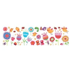 Αυτοκόλλητα διπλής όψης Birds and Flowers L κατάλληλο για τοποθέτηση σε τζάμι παραθύρου ή τοίχο Αυτοκόλλητα διπλής όψης Birds and Flowers L κατάλληλο για τοποθέτηση σε τζάμι παραθύρου ή τοίχο