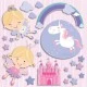 Διακοσμητικά αυτοκόλλητα 3 επιπέδων Happy Fairies M 31,5x36cm