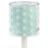 Φωτιστικό κομοδίνου Dots Green E14 220V–240V διπλού τοιχώματος από διάφανο πολυπροπυλένιο αντοχής