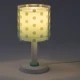 Φωτιστικό κομοδίνου Dots Green E14 220V–240V διπλού τοιχώματος από διάφανο πολυπροπυλένιο αντοχής Φωτιστικό κομοδίνου Dots Green E14 220V–240V διπλού τοιχώματος από διάφανο πολυπροπυλένιο αντοχής