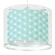Κρεμαστό φωτιστικό Dots Green Ε27 220V-240V με διάφανα σημεία στήριξης για αποφυγή σκιών στο δωμάτιο