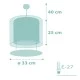Κρεμαστό φωτιστικό Dots Green Ε27 220V-240V με διάφανα σημεία στήριξης για αποφυγή σκιών στο δωμάτιο