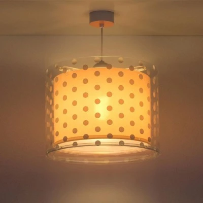 Κρεμαστό φωτιστικό οροφής Dots Pink Ε27 220-240V με ρυθμιζόμενο κιτ ανάρτησης κατά την εγκατάσταση