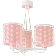 Κρεμαστό φωτιστικό οροφής τρίφωτο Dots Pink Ε27 220-240V με ρυθμιζόμενο κιτ ανάρτησης
