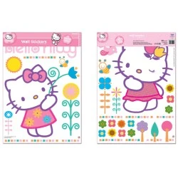 Διακοσμητικά αυτοκόλλητα τοίχου Hello Kitty XL 68x48cm από βινύλιο Διακοσμητικά αυτοκόλλητα τοίχου Hello Kitty XL 68x48cm από βινύλιο