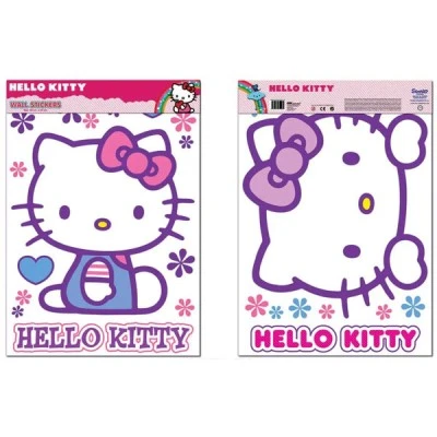 Διακοσμητικά αυτοκόλλητα τοίχου Hello Kitty XL 68x48cm από βινύλιο