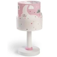 Παιδικό φωτιστικό κομοδίνου Moon Pink διπλού τοιχώματος από διάφανο πολυπροπυλένιο αντοχής