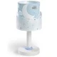 Φωτιστικό κομοδίνου Moon Blue Ε14 με διακόπτη on / off επάνω κατάλληλο και για διάβασμα Φωτιστικό κομοδίνου Moon Blue Ε14 με διακόπτη on / off επάνω κατάλληλο και για διάβασμα