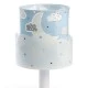 Φωτιστικό κομοδίνου Moon Blue Ε14 με διακόπτη on / off επάνω κατάλληλο και για διάβασμα Φωτιστικό κομοδίνου Moon Blue Ε14 με διακόπτη on / off επάνω κατάλληλο και για διάβασμα