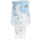 Παιδικό φωτιστικό νυκτός LED Moon Blue διπλού τοιχώματος με διάφανα σημεία στήριξης Παιδικό φωτιστικό νυκτός LED Moon Blue διπλού τοιχώματος με διάφανα σημεία στήριξης