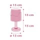 Επιτραπέζιο φωτιστικό κομοδίνου Little Elephant Pink με ανεξίτηλη εκτύπωση χρωμάτων στα τοιχώματα Επιτραπέζιο φωτιστικό κομοδίνου Little Elephant Pink με ανεξίτηλη εκτύπωση χρωμάτων στα τοιχώματα