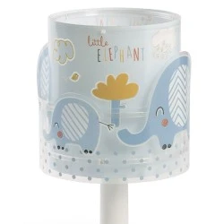 Επιτραπέζιο φωτιστικό κομοδίνου Little Elephant Blue Ε14 220-240V με διακόπτη on/off