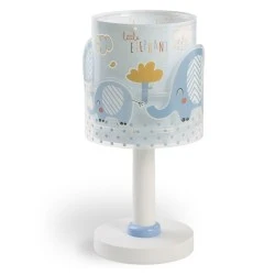 Επιτραπέζιο φωτιστικό κομοδίνου Little Elephant Blue Ε14 220-240V με διακόπτη on/off