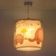 Παιδικό φωτιστικό οροφής Little Elephant Pink E27 με φωσφορίζοντα μέρη στο εξωτερικό του τοίχωμα Παιδικό φωτιστικό οροφής Little Elephant Pink E27 με φωσφορίζοντα μέρη στο εξωτερικό του τοίχωμα