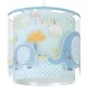 Παιδικό φωτιστικό οροφής Little Elephant Blue Ε27 διπλού τοιχώματος με ανεξίτηλη εκτύπωση χρωμάτων