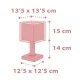 Παιδικό φωτιστικό κομοδίνου Koala Pink με διάφανα σημεία στήριξης για αποφυγή σκιών στο δωμάτιο