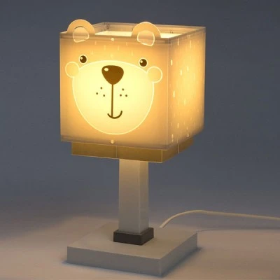 Παιδικό φωτιστικό κομοδίνου Little Teddy Ε14 220-240V με διακόπτη on/off πάνω στο καλώδιο