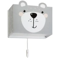 Απλίκα τοίχου διπλού τοιχώματος Little Teddy Ε27 κατάλληλη για γενικό ή συμπληρωματικό φωτισμό