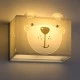 Απλίκα τοίχου διπλού τοιχώματος Little Teddy Ε27 κατάλληλη για γενικό ή συμπληρωματικό φωτισμό
