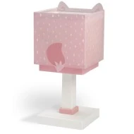 Παιδικό φωτιστικό κομοδίνου Little Fox Ε14 220V–240V με διακόπτη on/off και διάφανα σημεία στήριξης