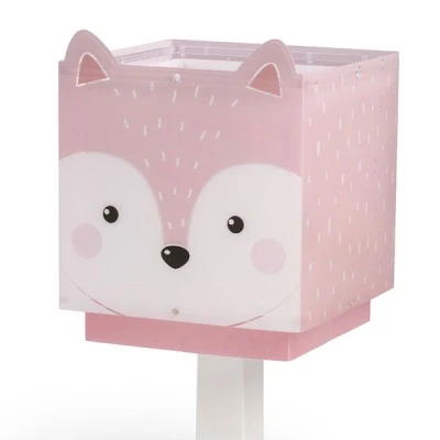 Παιδικό φωτιστικό κομοδίνου Little Fox Ε14 220V–240V με διακόπτη on/off και διάφανα σημεία στήριξης Παιδικό φωτιστικό κομοδίνου Little Fox Ε14 220V–240V με διακόπτη on/off και διάφανα σημεία στήριξης