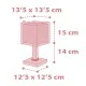 Παιδικό φωτιστικό κομοδίνου Little Fox Ε14 220V–240V με διακόπτη on/off και διάφανα σημεία στήριξης Παιδικό φωτιστικό κομοδίνου Little Fox Ε14 220V–240V με διακόπτη on/off και διάφανα σημεία στήριξης