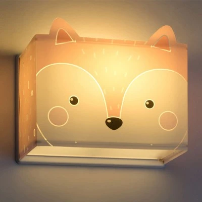Απλίκα τοίχου διπλού τοιχώματος Little Fox E27 220V–240V διπλού τοιχώματος με ανεξίτηλη εκτύπωση