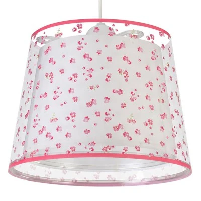 Κρεμαστό φωτιστικό οροφής Dream Flowers Pink Ε27 με ρυθμιζόμενο κιτ ανάρτησης