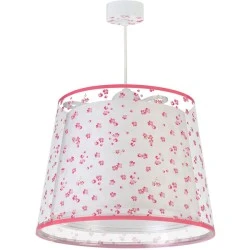 Κρεμαστό φωτιστικό οροφής Dream Flowers Pink Ε27 με ρυθμιζόμενο κιτ ανάρτησης