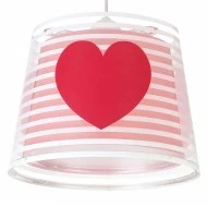 Κρεμαστό φωτιστικό E27 Light Feeling Pink με διπλό τοίχωμα με διάφανα σημεία στήριξης