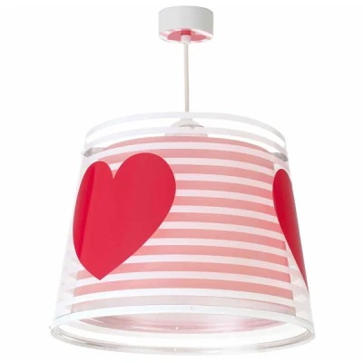 Κρεμαστό φωτιστικό E27 Light Feeling Pink με διπλό τοίχωμα με διάφανα σημεία στήριξης