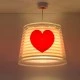 Κρεμαστό φωτιστικό E27 Light Feeling Pink με διπλό τοίχωμα με διάφανα σημεία στήριξης