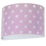 Απλίκα τοίχου Stars Lilac διπλού τοιχώματος με αστεράκια και έτοιμες υποδοχές για μόνιμη τοποθέτηση