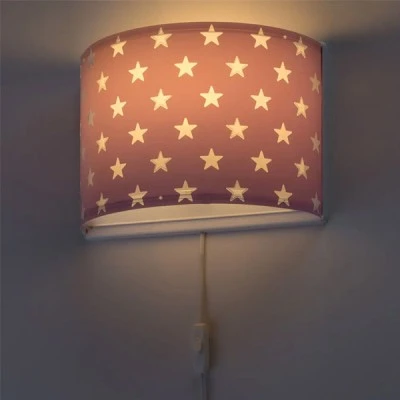 Απλίκα τοίχου Stars Lilac διπλού τοιχώματος με αστεράκια και έτοιμες υποδοχές για μόνιμη τοποθέτηση Απλίκα τοίχου Stars Lilac διπλού τοιχώματος με αστεράκια και έτοιμες υποδοχές για μόνιμη τοποθέτηση