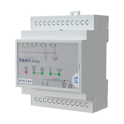 Ρελέ ράγας διαχείρισης φορτίων ETI DTR560 230V AC με διπλή έξοδο 2x16A & xρονοκαθυστέρηση 60s για διαχείριση φωτισμού & κλιματισμού