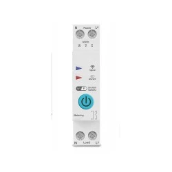 Smart WiFi ρελέ ράγας 63A EGER DTR001W+ με επιτήρηση τάσης, έντασης, υπερφόρτωσης & διαρροής με ενσωματωμένο μετρητή ενέργειας Tuya/Smart Life