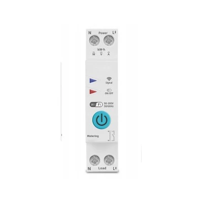 Smart WiFi ρελέ ράγας 63A EGER DTR001W με τοπικό χειρισμό, χρονοδιακόπτη & χρονικό συμβατό με Tuya / Smart Life