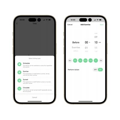 Smart WiFi ρελέ ράγας 63A EGER DTR001W με τοπικό χειρισμό, χρονοδιακόπτη & χρονικό συμβατό με Tuya / Smart Life