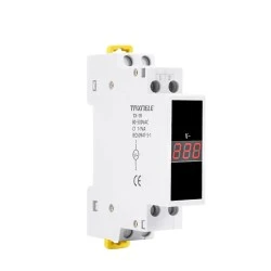 Βολτόμετρο ράγας ψηφιακό μονοφασικό EGER TX-1R για μέτρηση τάσης 80-500V AC