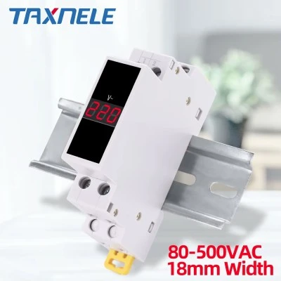 Βολτόμετρο ράγας ψηφιακό μονοφασικό EGER TX-1R για μέτρηση τάσης 80-500V AC