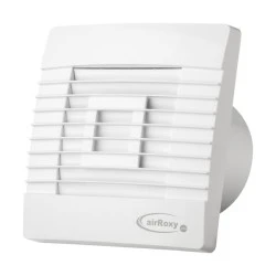 Εξαεριστήρας airRoxy Prestige Φ100 15W 230V 50Hz 97m³/h 39dB με περσίδες & ανιχνευτή κίνησης