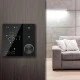 Smart Wifi θερμοστάτης χώρου προγραμματιζόμενος εβδομαδιαίος χωνευτός EGER ΒΗΤ 18B θέρμανσης με ξηρή επαφή μαύρος Tuya Smart & Smart Life