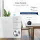 Smart Wifi θερμοστάτης χώρου προγραμματιζόμενος εβδομαδιαίος χωνευτός ΒΗΤ 18W θέρμανσης με ξηρή επαφή λευκός Tuya Smart & Smart Life