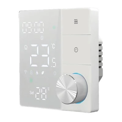 Smart Wifi θερμοστάτης χώρου προγραμματιζόμενος εβδομαδιαίος χωνευτός ΒΗΤ 18W θέρμανσης με ξηρή επαφή λευκός Tuya Smart & Smart Life