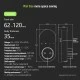 Smart Wifi ψηφιακός θερμοστάτης πρίζας EGER BHT 12B 16Α τύπου Suko με οθόνη μαύρος