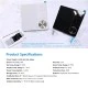 Smart WiFi ψηφιακός θερμοστάτης χωνευτός EGER BAC-18ELW B για 4-σωλήνιο σύστημα Fan-Coil 3-βαθμίδων μαύρο Tuya Smart & Smart Life