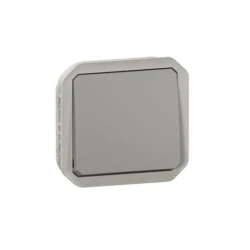 Διακόπτης αλλέ-ρετούρ LEGRAND Plexo 10 AX 250V IP55 γκρι 70,5x70,5x49mm