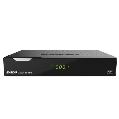 Δορυφορικός δέκτης EDISION piccollo s2+t2/c H.265/HEVC DVB-S/DVB-S2 με Card Reader και δύο tuner Δορυφορικός δέκτης EDISION piccollo s2+t2/c H.265/HEVC DVB-S/DVB-S2 με Card Reader και δύο tuner